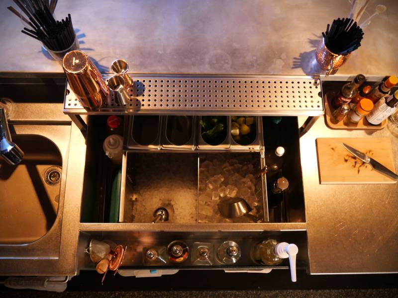 Conception d'un poste cocktail embouti : ergonomie en maitre mot